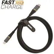 OtterBox 2 m Lightning/USB-C Data Transfer Cable - First End: Lightning - Second End: USB Type C - Black