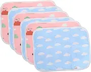Parliky 6pcs Washable Guinea Pig Cage Liners Cozy Hamster Bedding Mats for Pets Soft and Comfortable Training Pads for Dwarf Rabbits Chinchillas and More