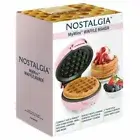 Nostalgia My Mini Waffle Maker 5" Cooking Surface, New Factory Sealed, Pink