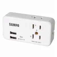 在飛比找蝦皮商城優惠-[A級福利品‧數量有限]SAMPO 聲寶USB 擴充座 3座