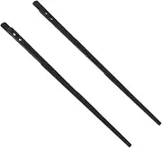 HOODANCOS 2pcs Leather Sewing Needles: Double Hole Steel Needles - Lacing Tool for Saddles Holsters & Bag Repair - Essential Tools for & Artisan