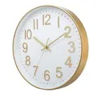 Non Ticking Clock Modern Clock Home Decor Office Use 3D Arabic Numerals