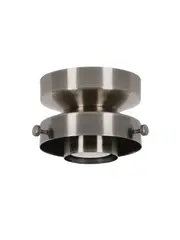 Chrysler 1 Light Batten Fix Holder in Antique Nickel