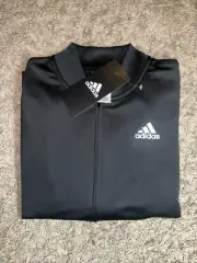 NEW Boy's Adidas Black Bomber Jacket size Large 14 - 16