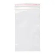 100xResealable Bag 125mm x 75mm Sample Snack Portion Control Reusable