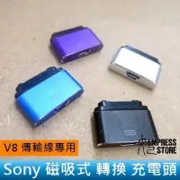 在飛比找Yahoo!奇摩拍賣優惠-【妃小舖】Micro USB/V8 轉 Sony 金屬 磁吸