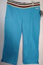 Baby Phat Capri Pants Women's XL blue Mfrp $69 New
