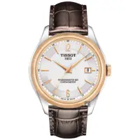 在飛比找momo購物網優惠-【TISSOT】天梭 Ballade COSC 80小時矽游