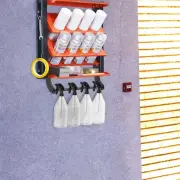 Spray Can Holder Sturdy Tool Storage Wall Mounted for Garage Workspace Home