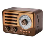 Portable Retro Radio FM/AM/SW Radio Receiver Vintage Bluetooth Speaker8821