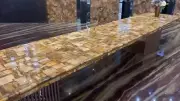 96"x24" Rectangle Petrified Stone Dining Table Custom Console Hallway Furniture