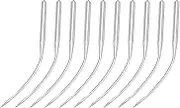 VGOL Pack of 10 Blind Stitch Sewing Machine Needles for Curved Sewing Machines LWx6T LWx2T 80/12 Needles Suitable for Household Sewing Machines Portable Blind Hem Sewing Machine Blind Stitch Machine