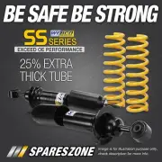 Front Webco Shock Absorbers Raised King Springs for NISSAN NAVARA D40 4WD Ute (for: Nissan)