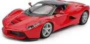 Scale Finished Model Car 1:24 for Ferrari LAFERRARI Simulation Diecast RED Sports Car Model Metal Vehicle Ornaments Display Gift Miniature Replica Car