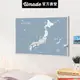 【Umade】日本景點地圖磁吸系列海報-IKEA留言板款 月白灰色 附磁鐵地標扣 牆壁裝飾 房間佈置 客廳擺飾 居家佈置