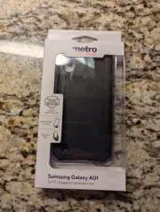 New Rugged Case for Metro by T-Mobile for Samsung Galaxy A01 Black TUFF