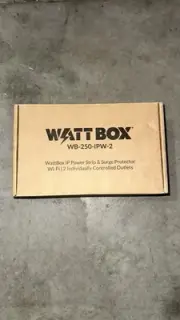 Watt Box Power WB-250-IPW-2 Strip & Surge Protector | 2 Controlled Outlets