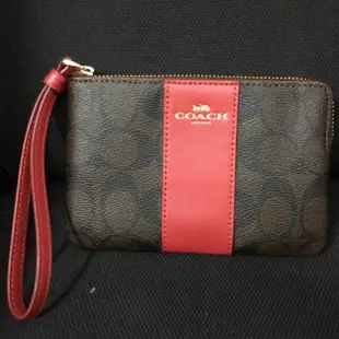 全新正品 美國Coach F58035 F87875 手拿包 經典大CC Logo  咖啡色 灰色 黑色