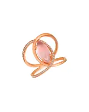 Le Vian 14K Rose Gold 1.74 ct. tw. Diamond & Quartz Ring