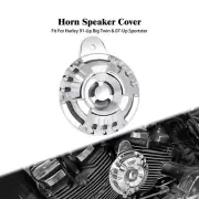 110 dB Chrome Horn Speaker Cover For Softail Touring Dyna 1991-2017 Big Twin