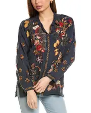 Johnny Was The Audrey Oversized Embroidered Blouse