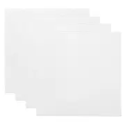 7x7" Canvas Boards for Painting, 4Pack 100%Cotton Blank Canvas Panel, White