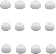 CYADCI White Earbud Tips 6 Pairs S/M/L Earbud Covers Rubber Replacement Earbud Tips Ear Bud Replacement Pieces Silicone Compatible with Samsung Galaxy Buds 2 Pro Headphones Fit in Charge Case