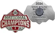 Ohio State Buckeyes National Championship 2025 Football Magnet | Intricately Crafted Metal Pewter
