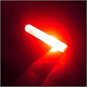 Fishing Float Fishing Fluorescent Lightstick Float Dark Glow Stick Night Float Rod Light Fishing Tackle Rod Diameter Float Fishing(Red)