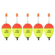 1.4oz Fishing Bobbers, 5 Pack EVA Fishing Float, Yellow