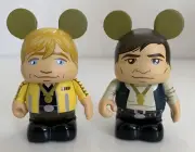 Vinylmation Star Wars Han Solo Luke Skywalker Metal Ceremony Signed