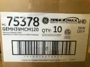 10 Pack GE 75378 GEMH39-MCM-120 eHID UltraMax Electronic 3.54"X1.3"X1.18" 120V