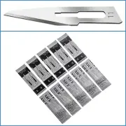 10pcs Carbon Steel No. 11 Sealed Sterile Scalpel Blades Modelling Craft Tool