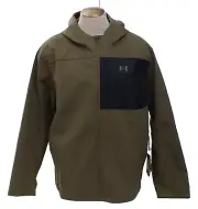 Under Armour Men's 3XL Green UA Storm Coldgear Infrared Shield 2.0 Hooded Jacket