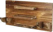 Paddle Storage Wall Rack, Racket Display Stand, Paddle Display Holder, Display Organiser, Sturdy Table Tennis Accessories, Racket Mount Rack for 6 Bats and 12 Balls