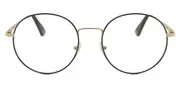 Croon Ringo Shiny Light Gold Black Men's Glasses Black Size +1.00 - Private Health Rebate - Blue Light Block Available