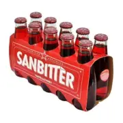 San Pellegrino Sanbitter Non-Alcoholic Red Bitter Aperitif - 10 Bottles (100ml)