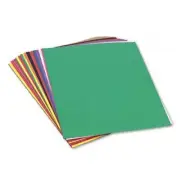 Sunworks 6523 Groundwood Construction Paper - 36" X 24" - Black, Blue, Brown,