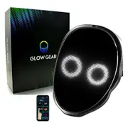 Face Transforming LED Mask Programmable Customizable Light Effects with Bluetooth App Control for Costume or Cosplay