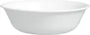 Corelle Vitrelle (Set of 4 Pieces) 18-Oz Soup/Cereal Bowls, Chip & Crack Resistant Glass Dinnerware Set Bowls, Winter Frost White