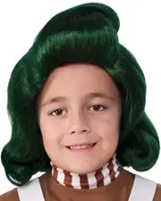 Oompa Loompa Green Kids Wig