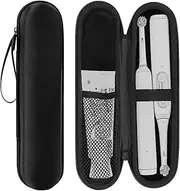 Linkidea Electric Toothbrush and Toothpaste Travel Case, Battery Toothbrush Carry Bag Compatible with Oral-b Pro 1500 8000, Philips Sonicare 4100, 5100, 6100, 9900