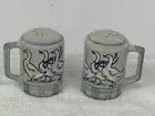 LOUISVILLE STONEWARE -- GAGGLE OF GEESE -- SALT AND PEPPER SHAKERS