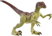 Jurassic World GWN32​ Fierce Force Velociraptor Camp Cretaceous Dinosaur Action Figure Movable Joints, Kids Gift Ages 4 Years & Older ​, Multicolor, 12.0 cm*6.0 cm*21.0 cm