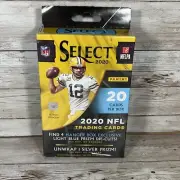 2020 Select NFL Football Hanger Box - Blue Prizm Die-Cuts - Burrow, Herbert
