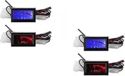 Alipis 2sets Refrigerator Oven Digital Thermometer Incubator Brooder Thermometer Kitchen LCD Display Aquarium Tank Temperature Gauge 2pcs*2