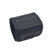 2 Pcs Magnetic Wristband 3 Rows Strong Magnets Adjustable Magnetic Wrist Band For Holding Screws,Nails,Drill Bits And Small Tools
