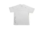 2XU Men's Short Sleeves Fibretech Shirt | White | Reflective