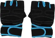 [BCOATH] 1 Pair Half Finger Sports Gloves Bicycle Gloves Riding Gloves Outdoor Work Gloves Padded Grip Gloves Full Palm Gloves Rowing Gloves Anti-Skid Cycling Gloves Gym Lifting Gloves Work
