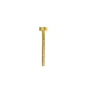 Nail Drill Bit 3/32" Shape Two Week Fill Rotary Cuticle Clean Manicure Gold